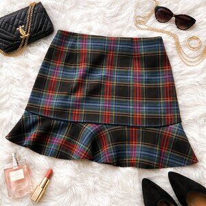 ZARA Plaid Mini Skirt – Size Small